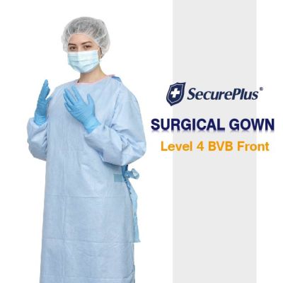 SecurePlus® Sterile Surgical Gown AAMI Level 4 BVB Front panel, 25 x 9.00/pack
