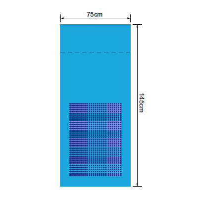 SecurePlus® Sterile Mayo Stand Cover 75x145cm with reinforcement; Single use,50 x 5.00/pc